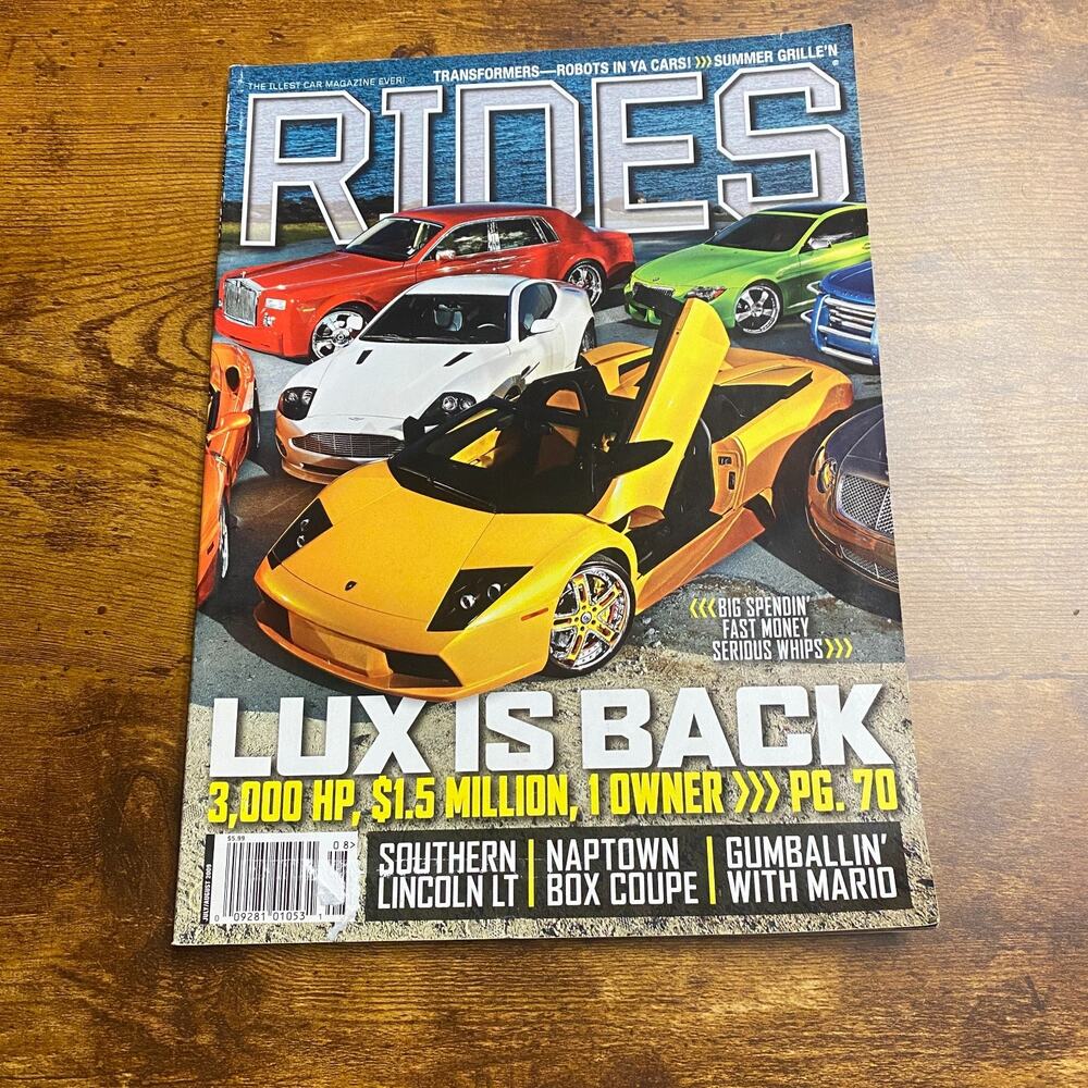 King Magazine Rides July/August 2009 Transformers Robots In Your Cars!